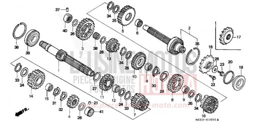 BOITE DE VITESSES CBR1000FR de 1994